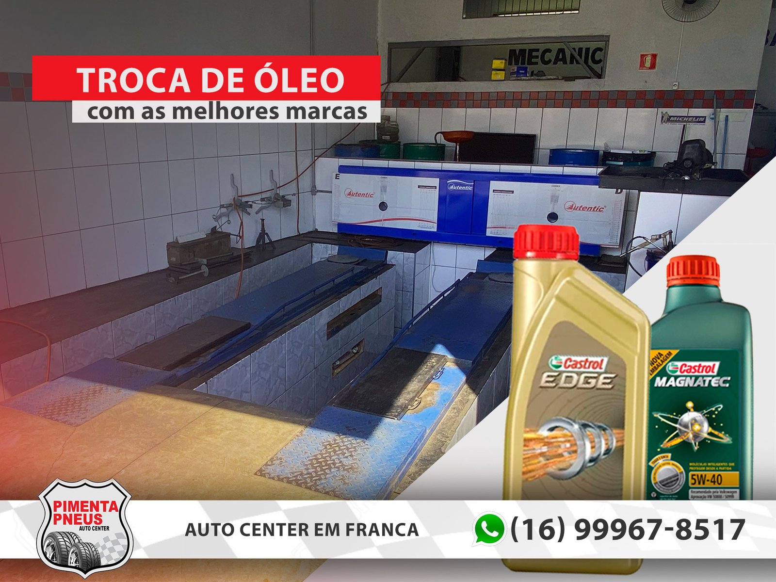 Troca de óleo em Franca